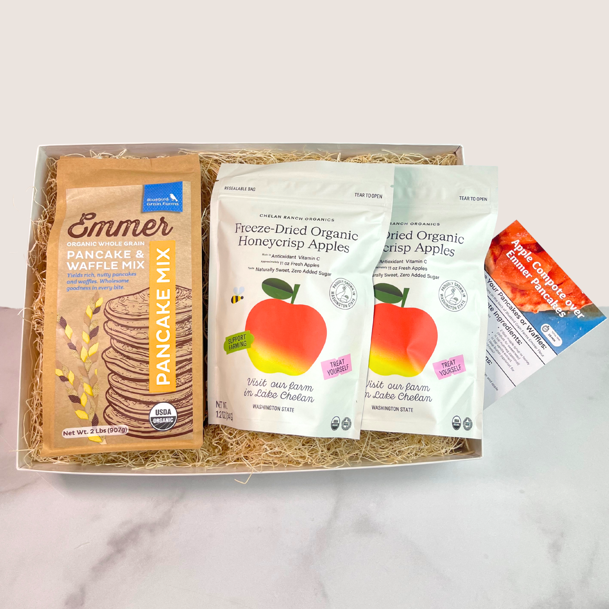 Organic Breakfast Baker's Box | Pancake & Compote Gift Set