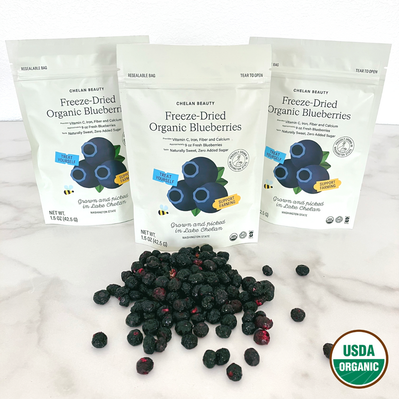 Freeze-Dried Organic Blueberries (P/U)