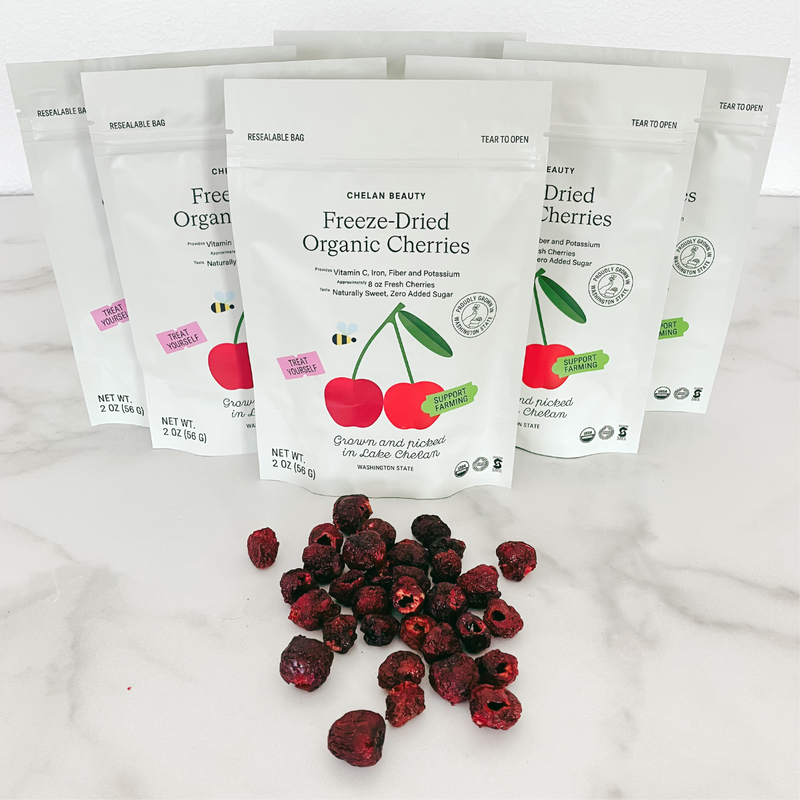 Freeze-Dried Organic Red Cherries
