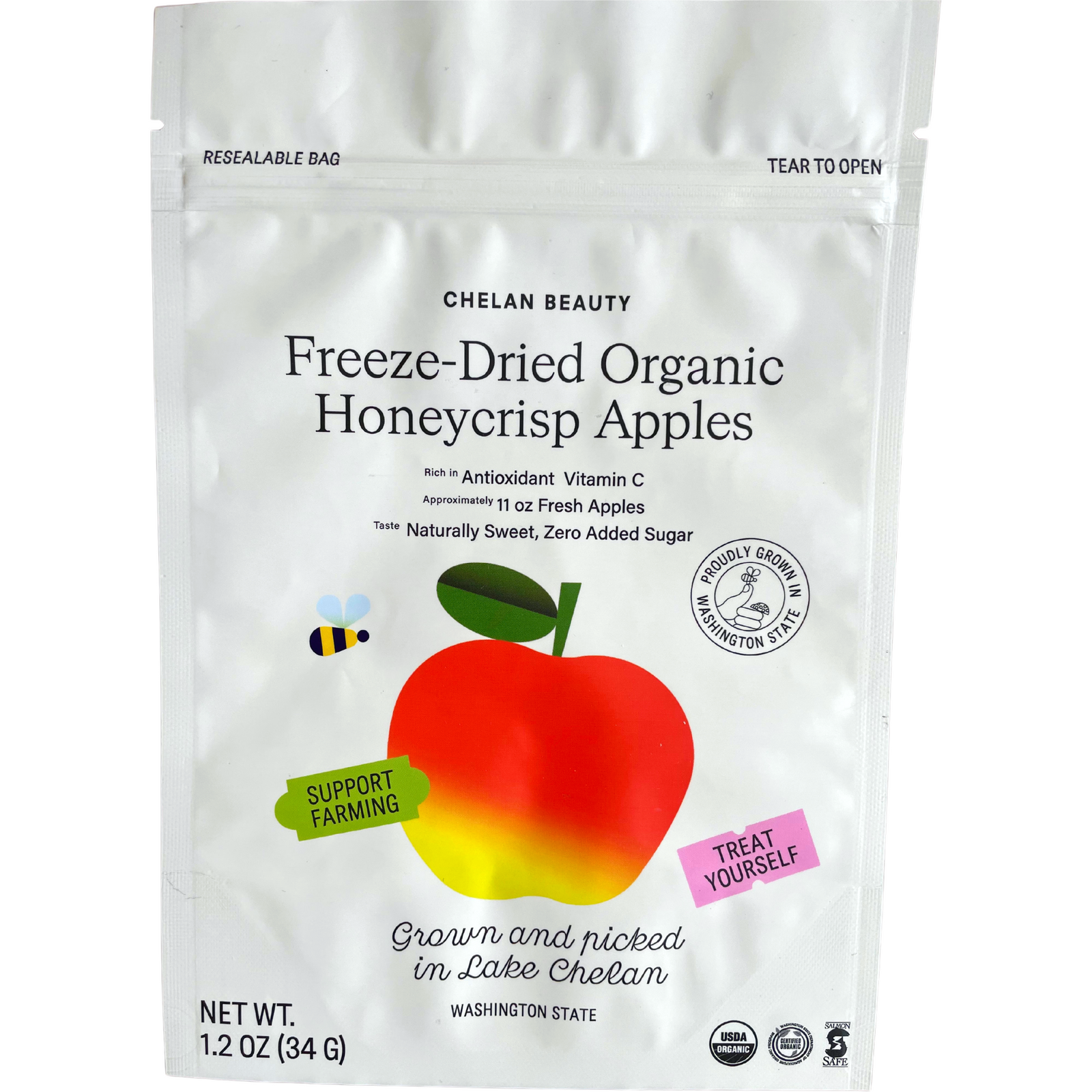 Organic Freeze Dried Honeycrisps-Farm-to-Door Delivery | Chelan Ranch